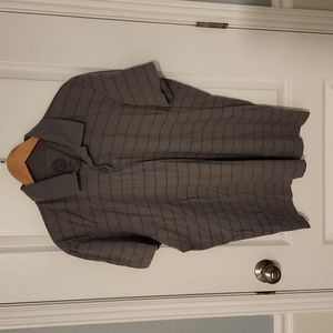 Polo, Anchor Blue,  XXL Boys.  Gray with blue stripes. B-10